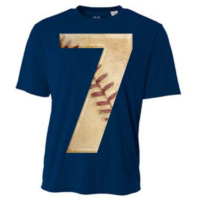 Baseball 7th Birthday Cooling Performance Crew T-Shirt