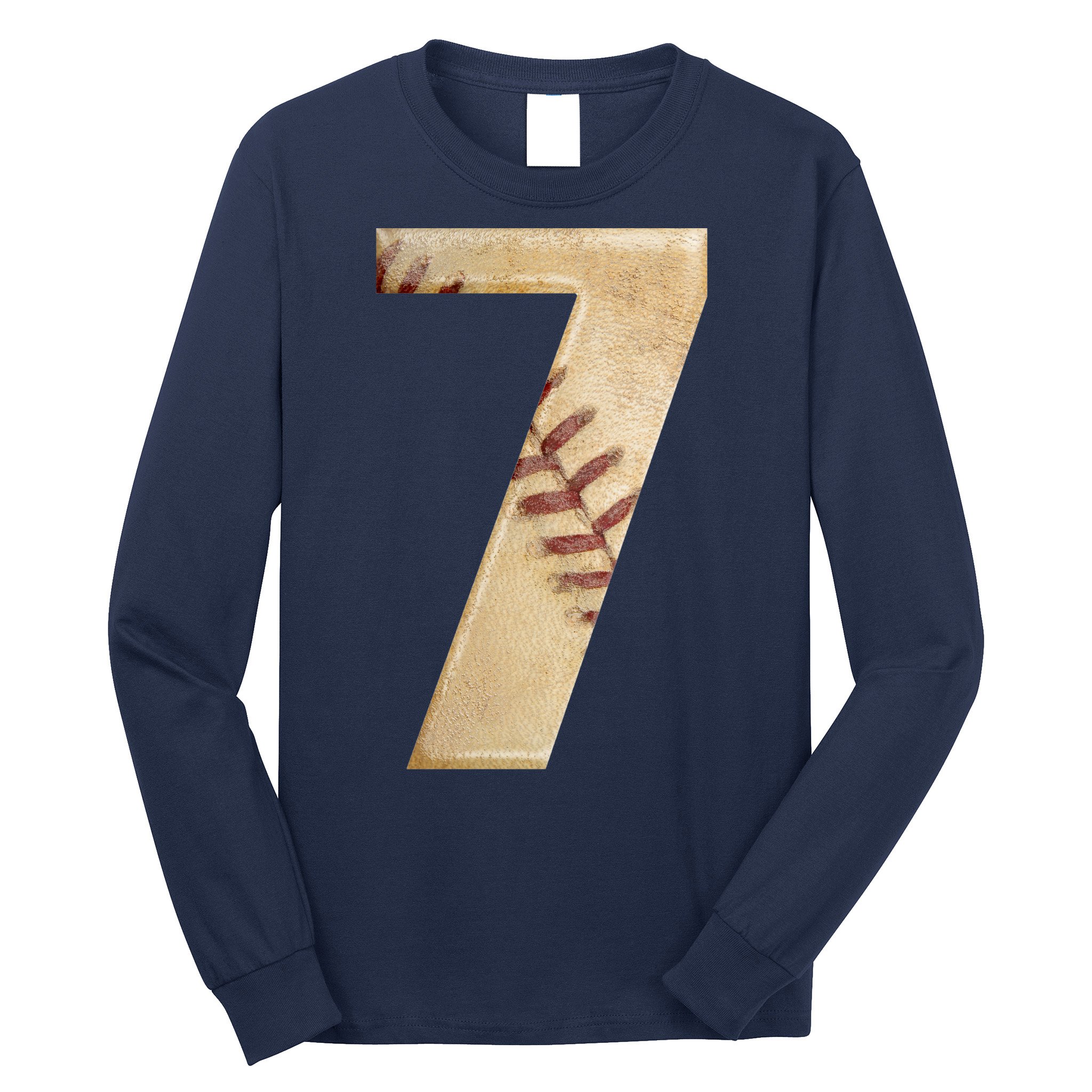 Baseball 7th Birthday Long Sleeve Shirt