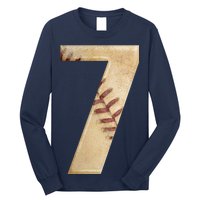 Baseball 7th Birthday Long Sleeve Shirt