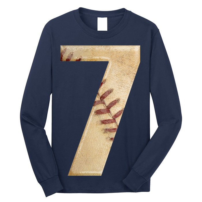 Baseball 7th Birthday Long Sleeve Shirt