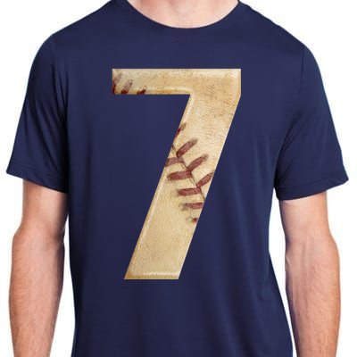 Baseball 7th Birthday Adult ChromaSoft Performance T-Shirt