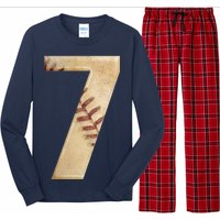 Baseball 7th Birthday Long Sleeve Pajama Set