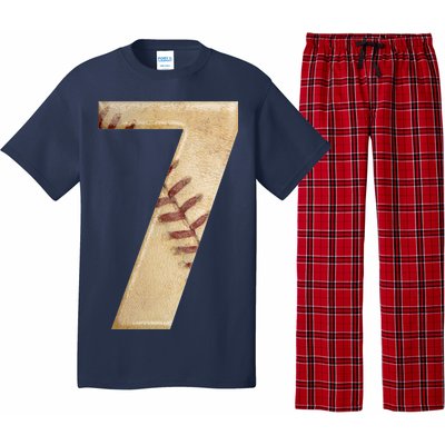 Baseball 7th Birthday Pajama Set