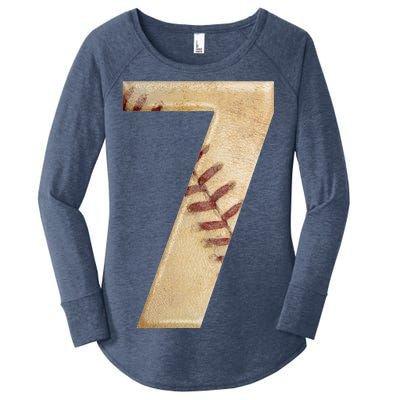 Baseball 7th Birthday Women's Perfect Tri Tunic Long Sleeve Shirt