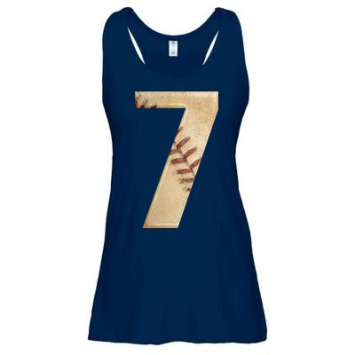 Baseball 7th Birthday Ladies Essential Flowy Tank