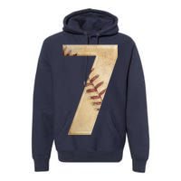 Baseball 7th Birthday Premium Hoodie