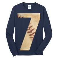 Baseball 7th Birthday Tall Long Sleeve T-Shirt