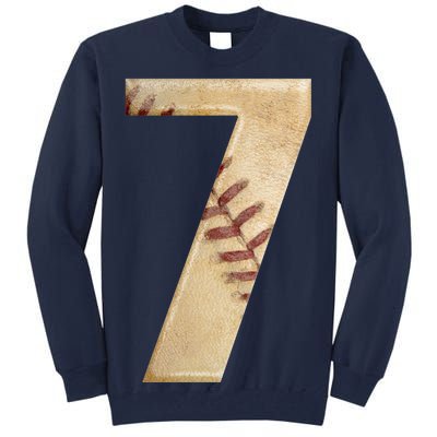 Baseball 7th Birthday Tall Sweatshirt