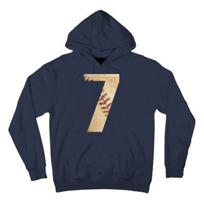 Baseball 7th Birthday Tall Hoodie