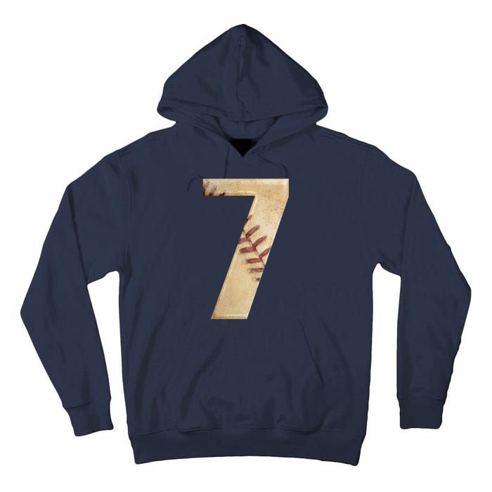 Baseball 7th Birthday Tall Hoodie