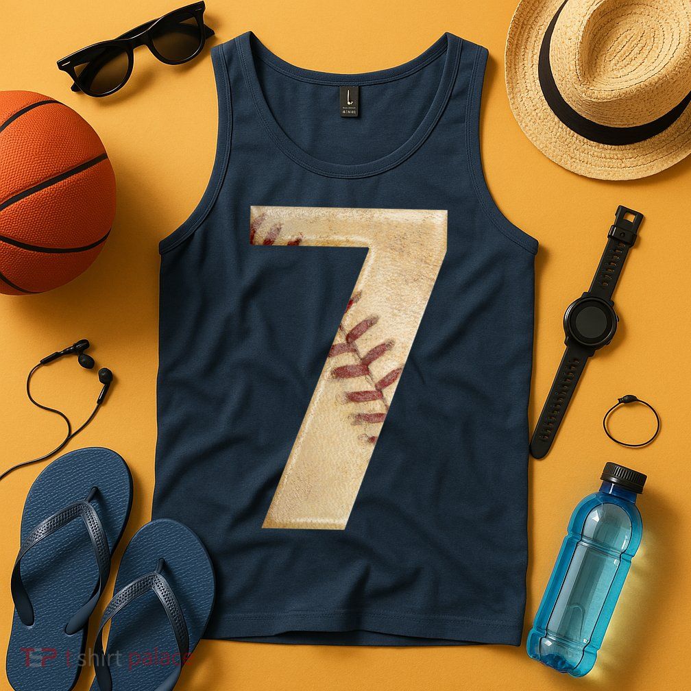 Baseball 7th Birthday Tank Top