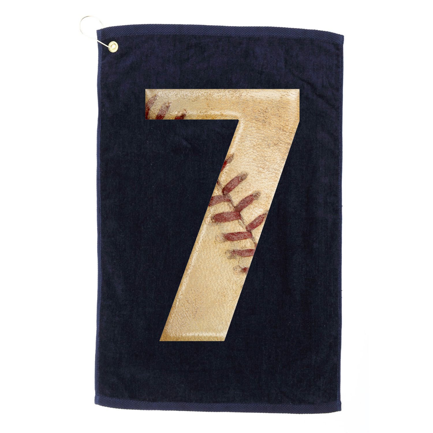 Baseball 7th Birthday Golf Towel