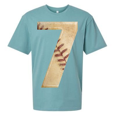 Baseball 7th Birthday Sueded Cloud Jersey T-Shirt