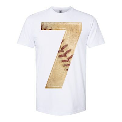 Baseball 7th Birthday Softstyle® CVC T-Shirt