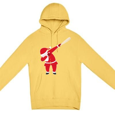 Baseball Bat Dabbing Santa Premium Pullover Hoodie