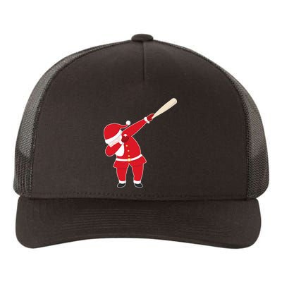 Baseball Bat Dabbing Santa Yupoong Adult 5-Panel Trucker Hat