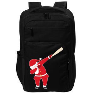 Baseball Bat Dabbing Santa Impact Tech Backpack