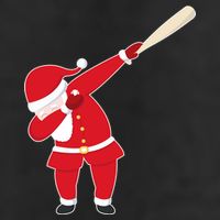 Baseball Bat Dabbing Santa 11oz C Handle Ceramic Mug