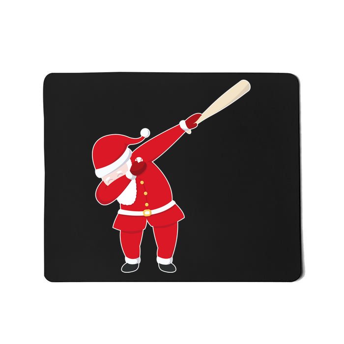 Baseball Bat Dabbing Santa Mousepad