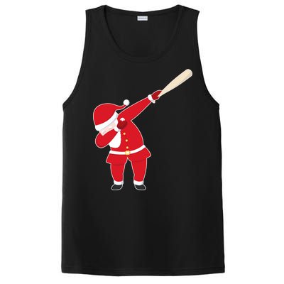 Baseball Bat Dabbing Santa PosiCharge Competitor Tank