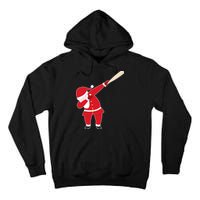 Baseball Bat Dabbing Santa Tall Hoodie