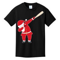 Baseball Bat Dabbing Santa Kids T-Shirt