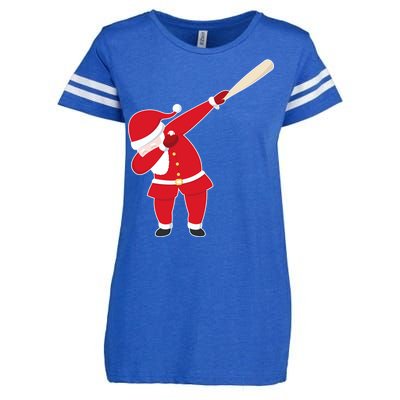 Baseball Bat Dabbing Santa Enza Ladies Jersey Football T-Shirt