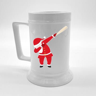 Baseball Bat Dabbing Santa Beer Stein