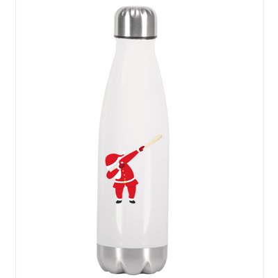 Baseball Bat Dabbing Santa Stainless Steel Insulated Water Bottle