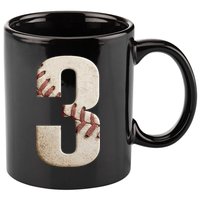 Baseball Birthday 3rd Birthday 11oz C Handle Ceramic Mug