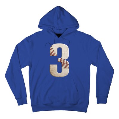 Baseball Birthday 3rd Birthday Hoodie