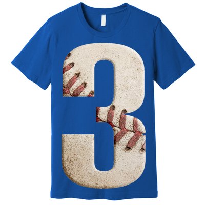 Baseball Birthday 3rd Birthday Premium T-Shirt