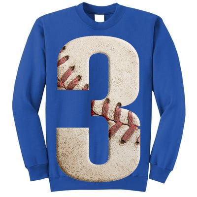 Baseball Birthday 3rd Birthday Tall Sweatshirt