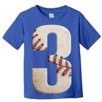 Baseball Birthday 3rd Birthday Toddler T-Shirt