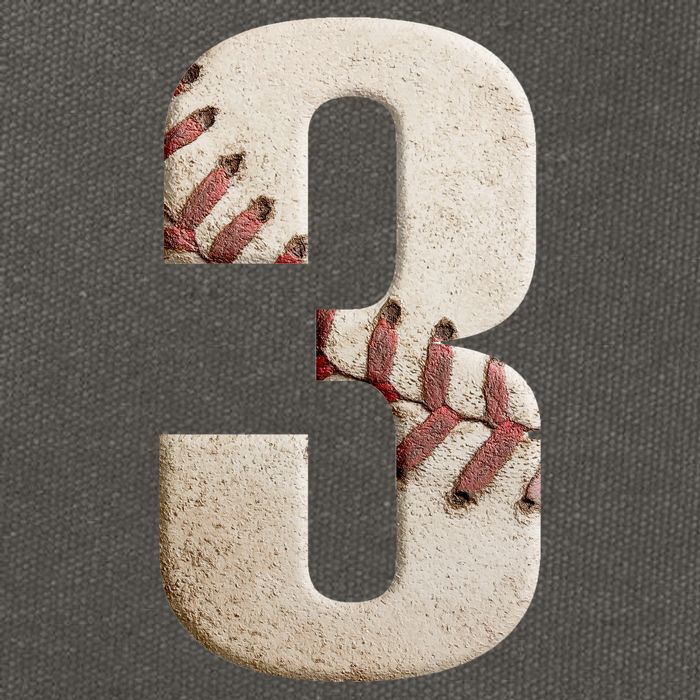 Baseball Birthday 3rd Birthday Cotton Canvas Backpack