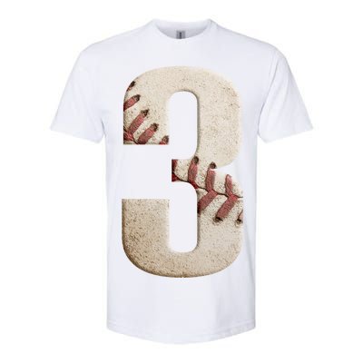 Baseball Birthday 3rd Birthday Softstyle CVC T-Shirt