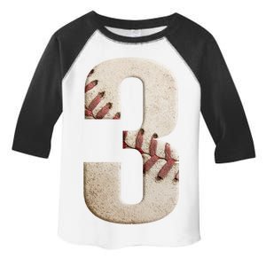 Baseball Birthday 3rd Birthday Toddler Fine Jersey T-Shirt