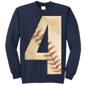 Baseball Birthday 4th birthday Sweatshirt