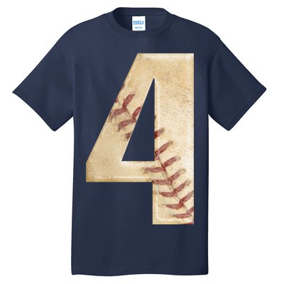 Baseball Birthday 4th birthday Tall T-Shirt