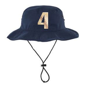 Baseball Birthday 4th birthday Legacy Cool Fit Booney Bucket Hat