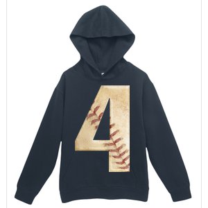 Baseball Birthday 4th birthday Urban Pullover Hoodie