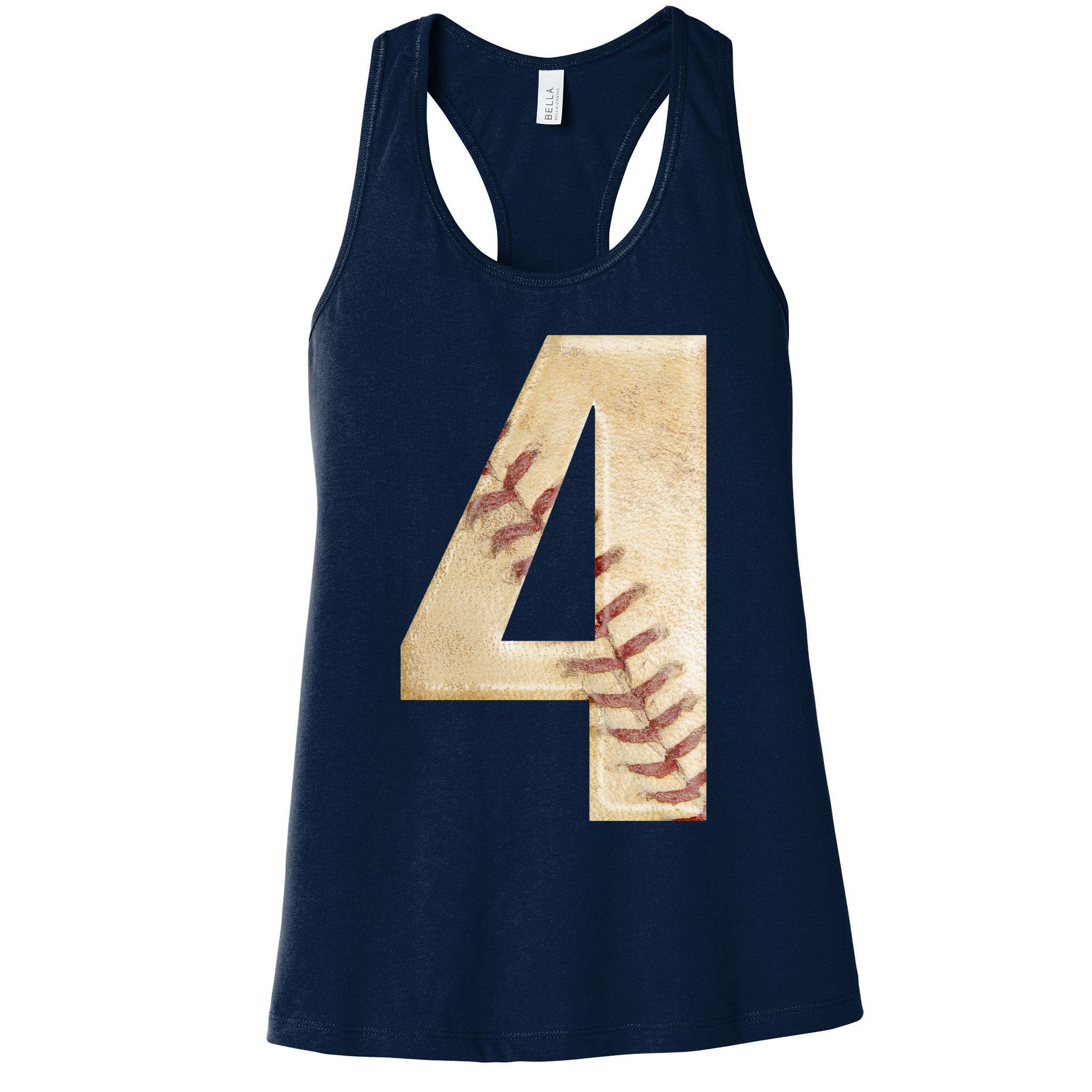 Baseball Birthday 4th birthday Womens Tank Top