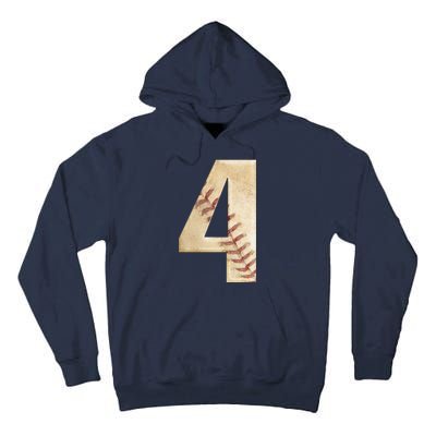 Baseball Birthday 4th birthday Tall Hoodie