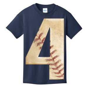 Baseball Birthday 4th birthday Kids T-Shirt