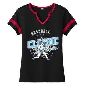 Baseball Classic Ladies Halftime Notch Neck Tee