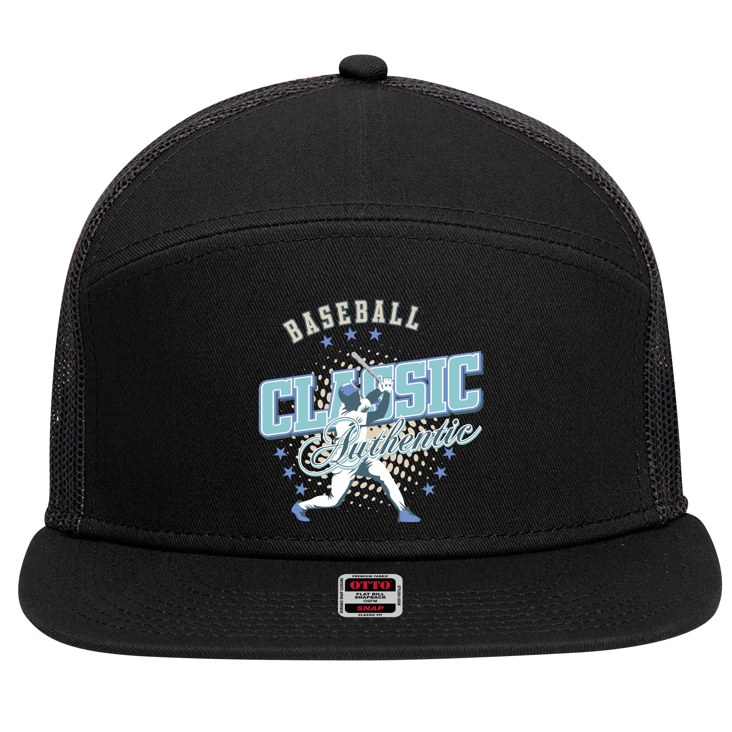 Baseball Classic 7 Panel Mesh Trucker Snapback Hat