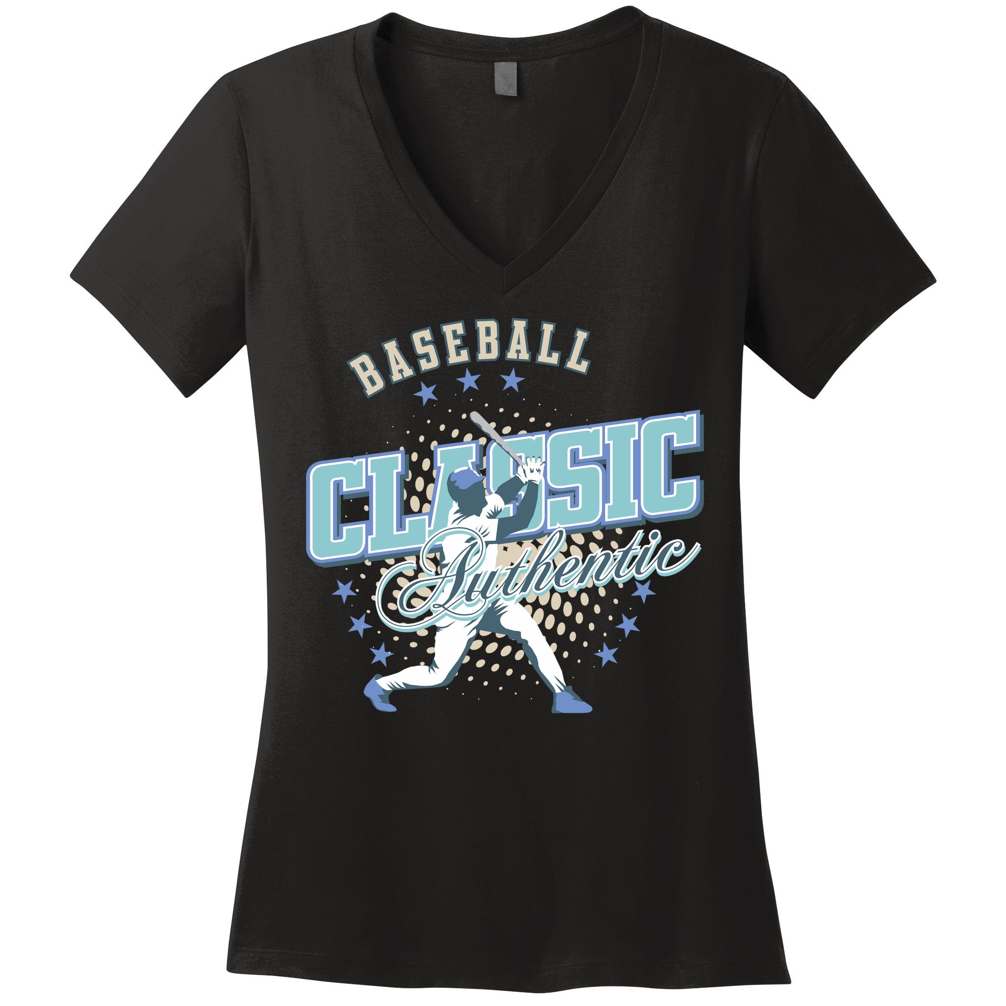 Baseball Classic Women's V-Neck T-Shirt