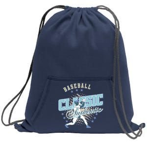 Baseball Classic Sweatshirt Cinch Pack Bag