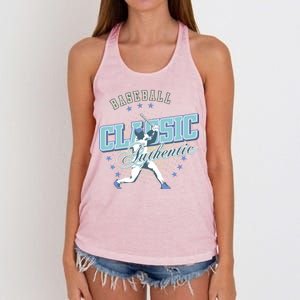 Baseball Classic Women's Knotted Racerback Tank