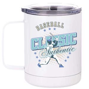 Baseball Classic 12 oz Stainless Steel Tumbler Cup